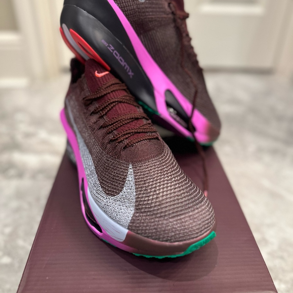 Brand New Nike Air Zoom AlphaFly Next %3 FK - Burgundy/Pink/Violet - Picture 6 of 14